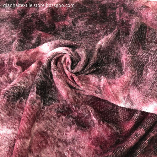 T/C French Terry Tie Dyed Fabric